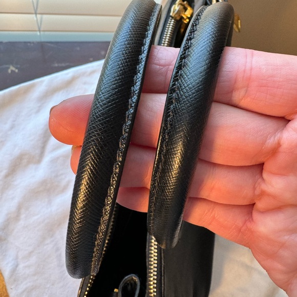 Prada Small Galleria Double Zip Saffiano Leather Bag - Picture 14 of 15